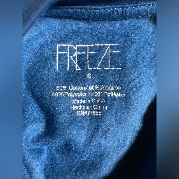 Happy Hanukkah Printed Crop Fleece Lined Shirt Cotton Blend Small Holidays - Picture 3 of 4